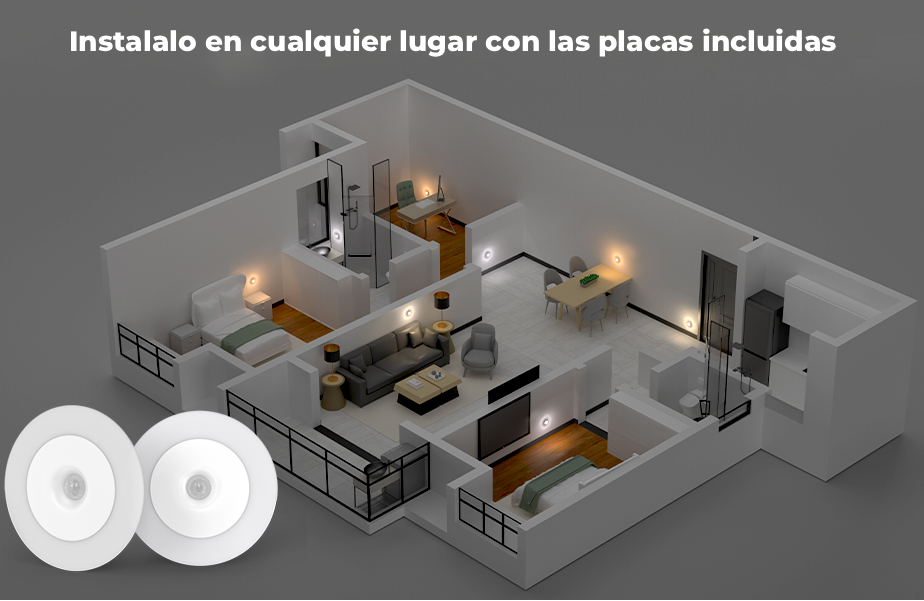 Luz LED Con Sensor De Movimiento